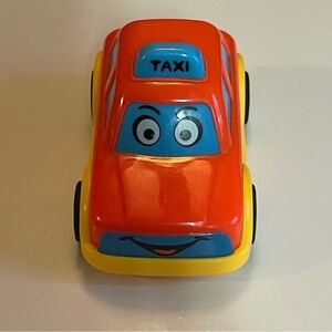 Colorful Taxi Toy Car Unbrekable Fun-Auto Car